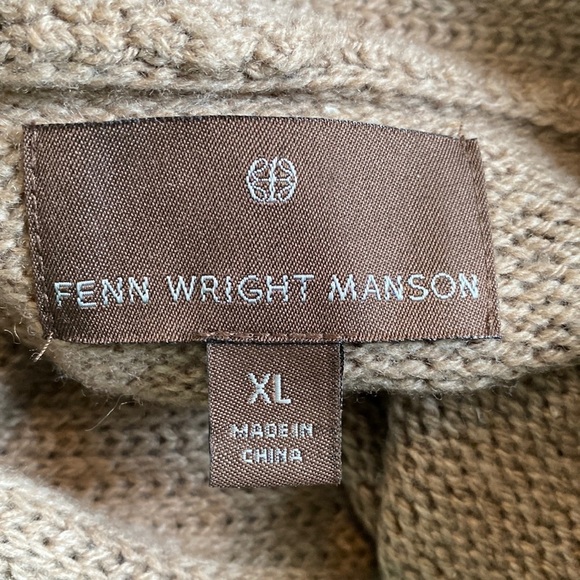 Fenn Wright Mason Tan Duster Sweater Cardigan - Picture 6 of 7
